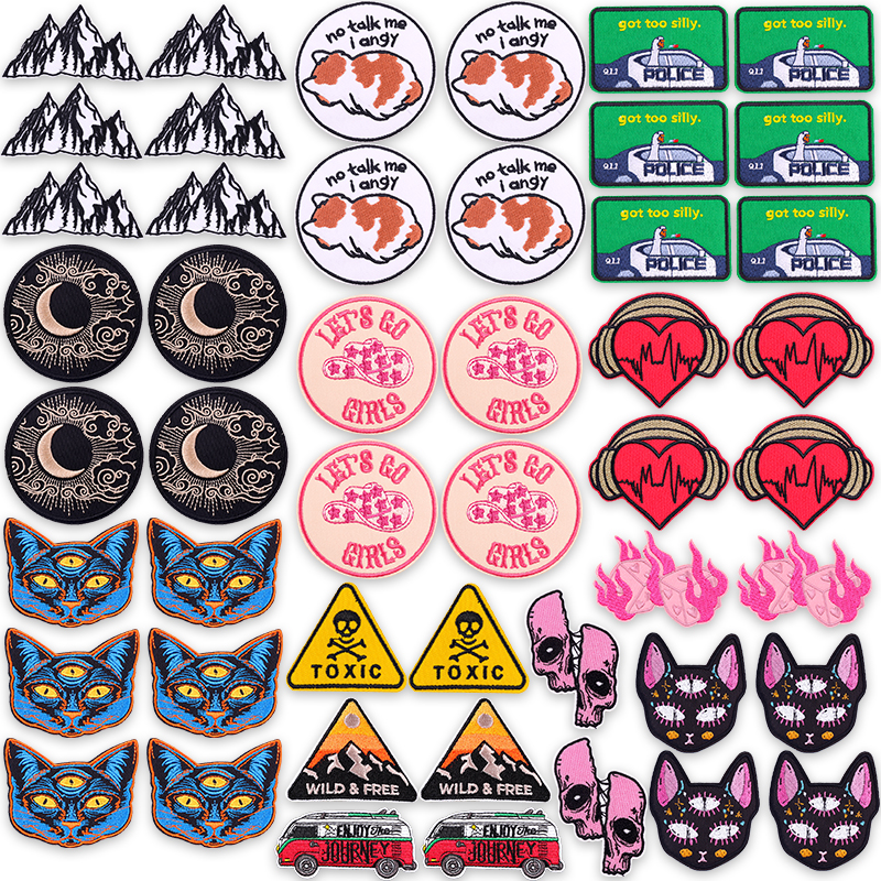 Outdoor Adventure Travel Show - 10PCS/Lot Explorer Emblem Embroidery Patches Iron