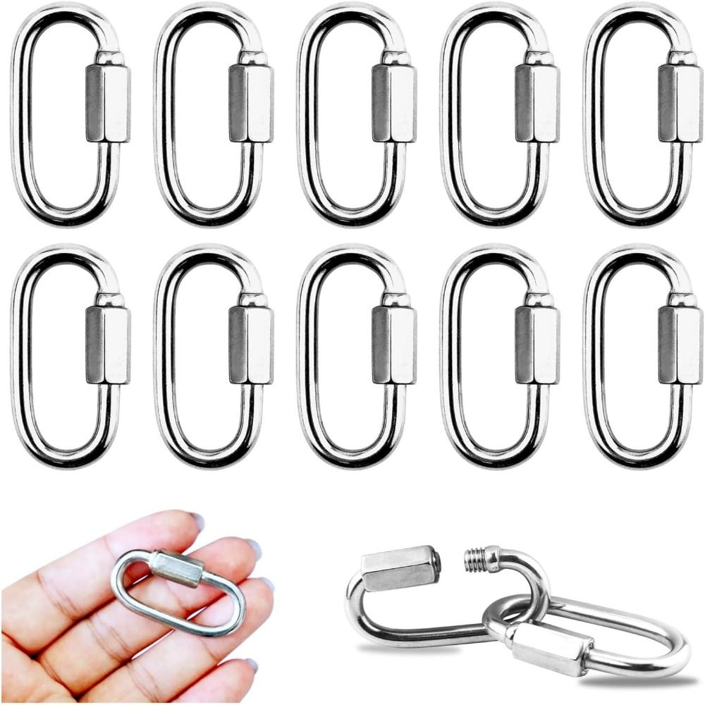 Carabiner Locking D - New 304 Stainless Steel Quick Link