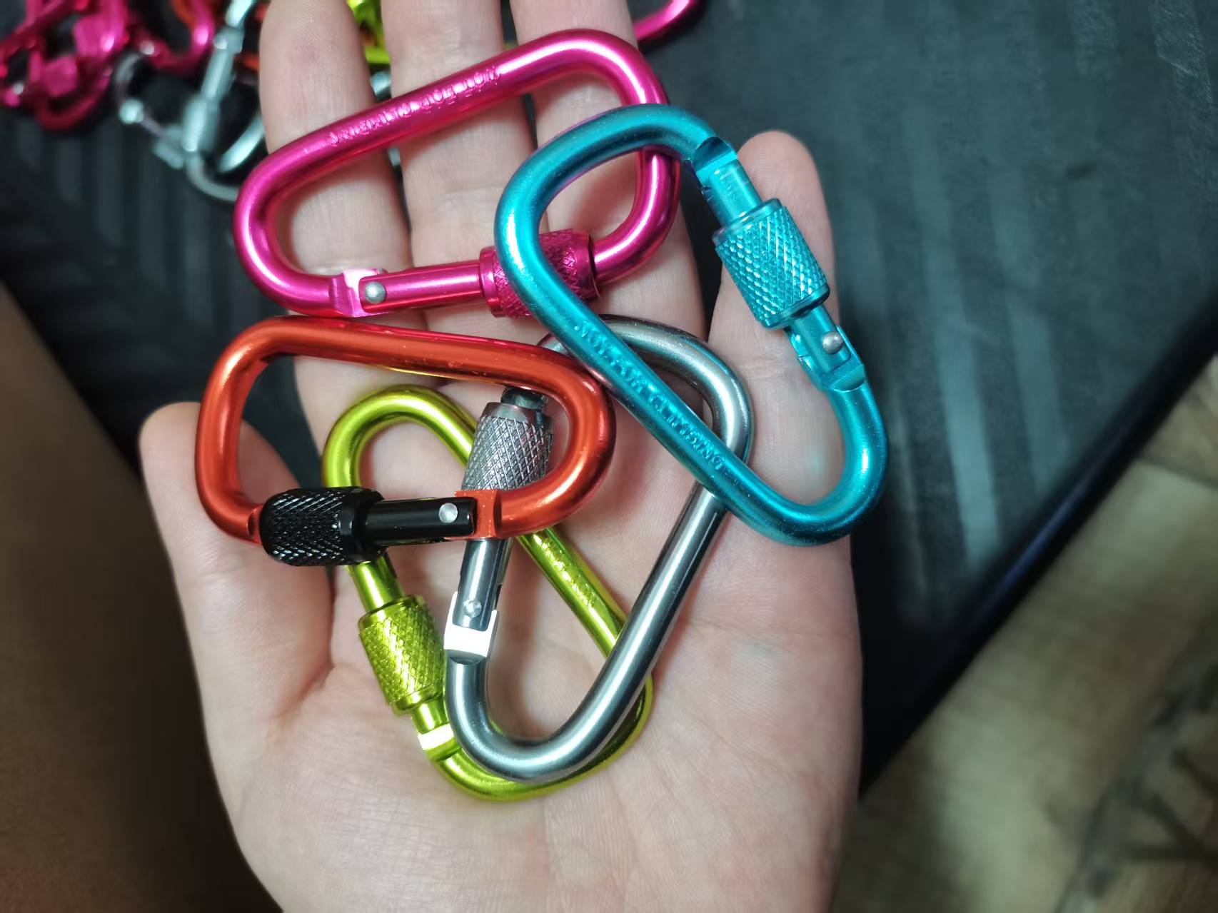 Carabiner Locking D - 2026 D Shape Locking Carabiner Keychain