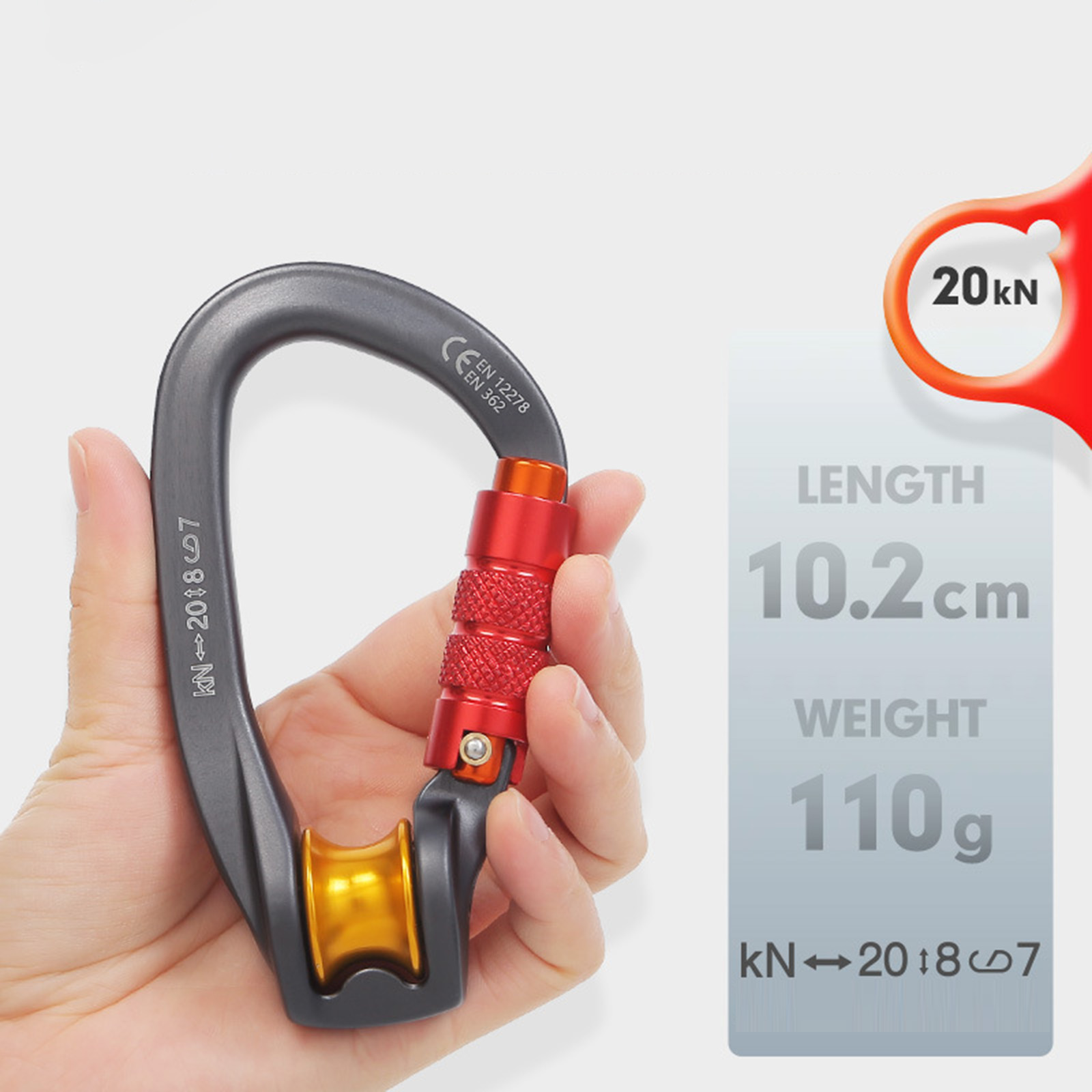 Locking Carabiner Mountaineeri - Carabiner Locking D のレビューと価格