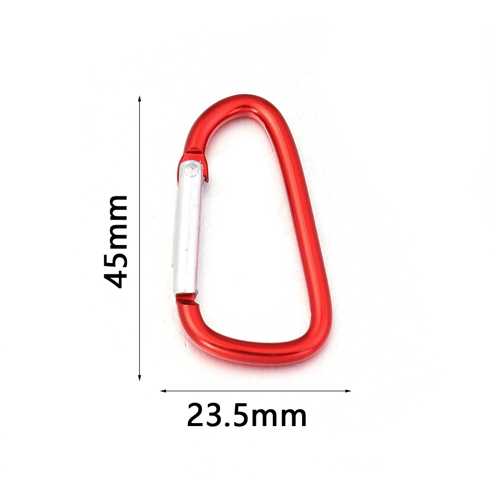 10pcs/lot Aluminum Alloy Snap  - Carabiner Locking D のレビューと価格