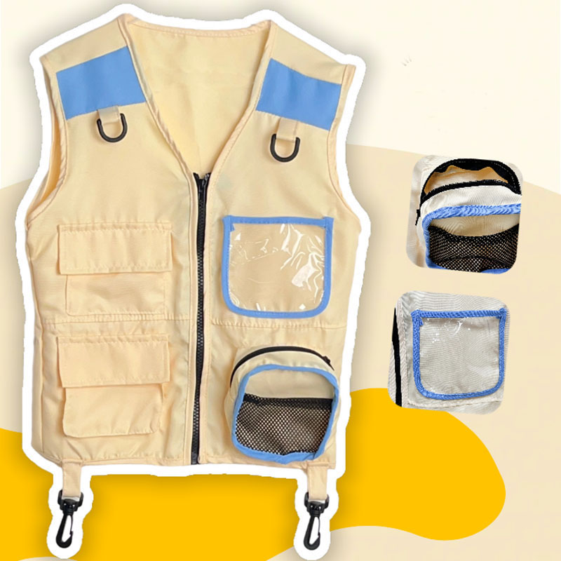 Children Explorer Vest Pretend - Outdoor Adventure For Kids のレビューと価格
