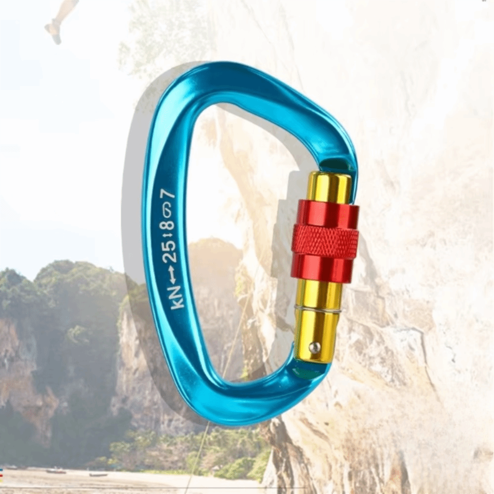 D-shape 25KN Climbing Carabine - Carabiner Locking D のレビューと価格