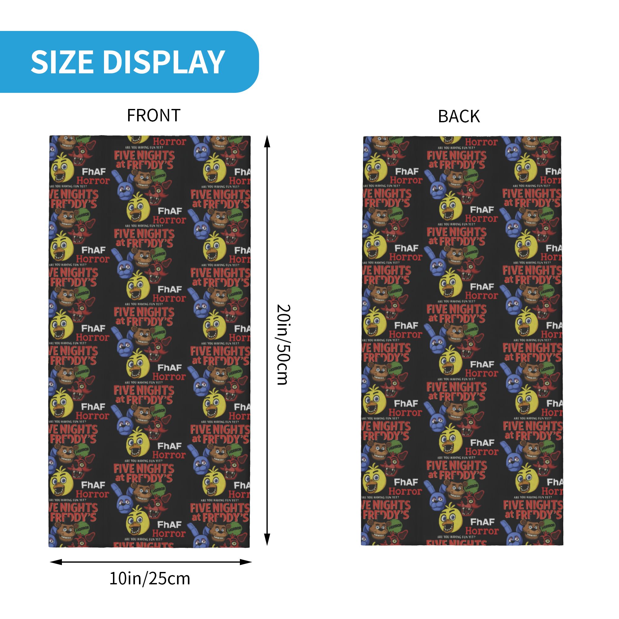 Custom FNAF At Freddys Bandana - Outdoor Adventure At のレビューと価格