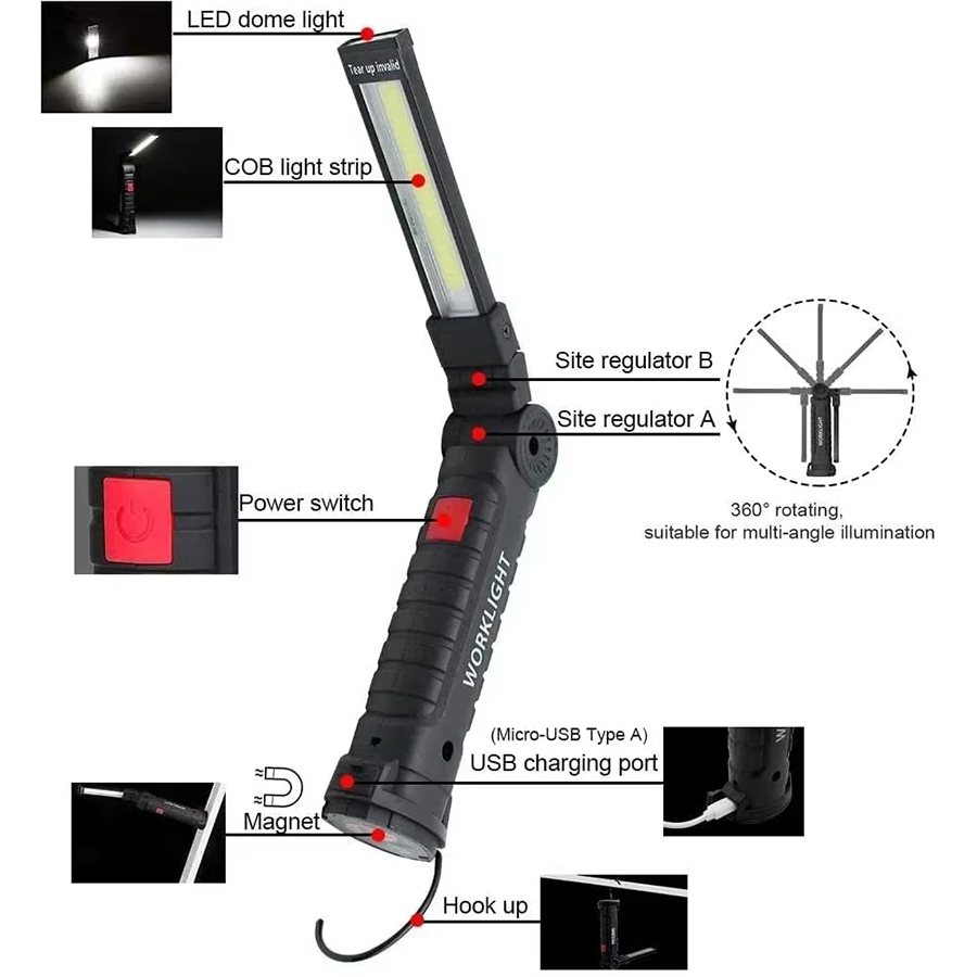 Portable LED Flashlight with M - Outdoor Adventures のレビューと価格