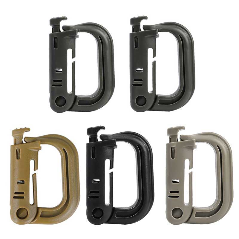 5PCS Grimloc Molle Carabiner D - Carabiner Locking D のレビューと価格
