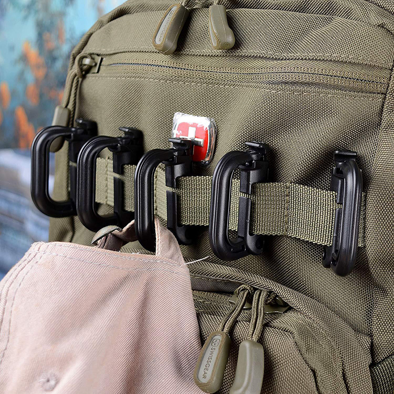 5PCS Grimloc Molle Carabiner D - Carabiner Locking D のレビューと価格