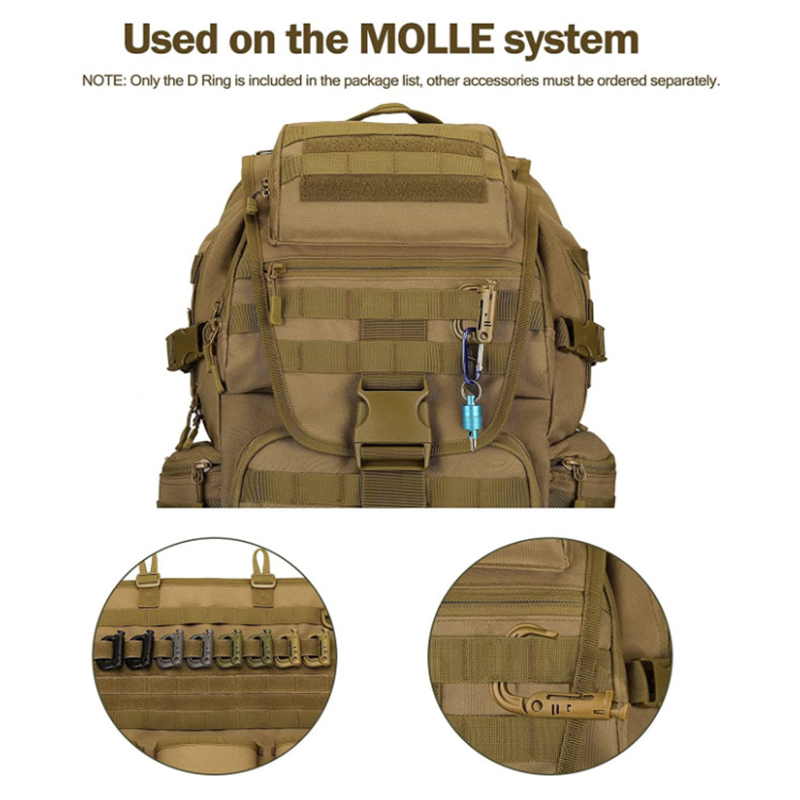 5PCS Grimloc Molle Carabiner D - Carabiner Locking D のレビューと価格