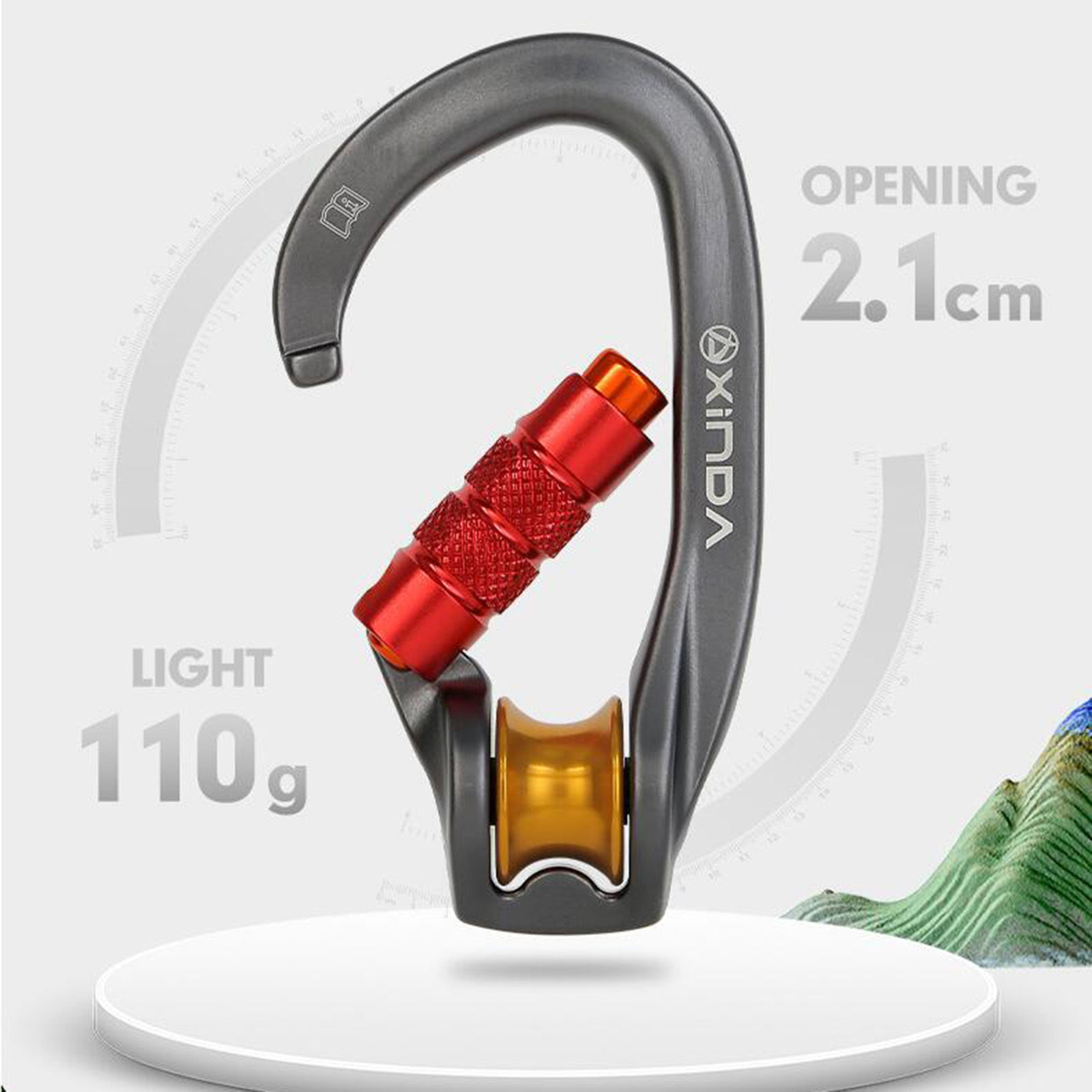 Locking Carabiner Mountaineeri - Carabiner Locking D のレビューと価格