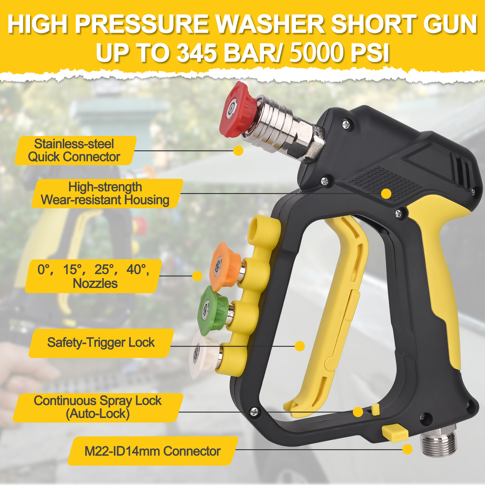 High Pressure Washer Short Spr - Bear Spray Clip のレビューと価格