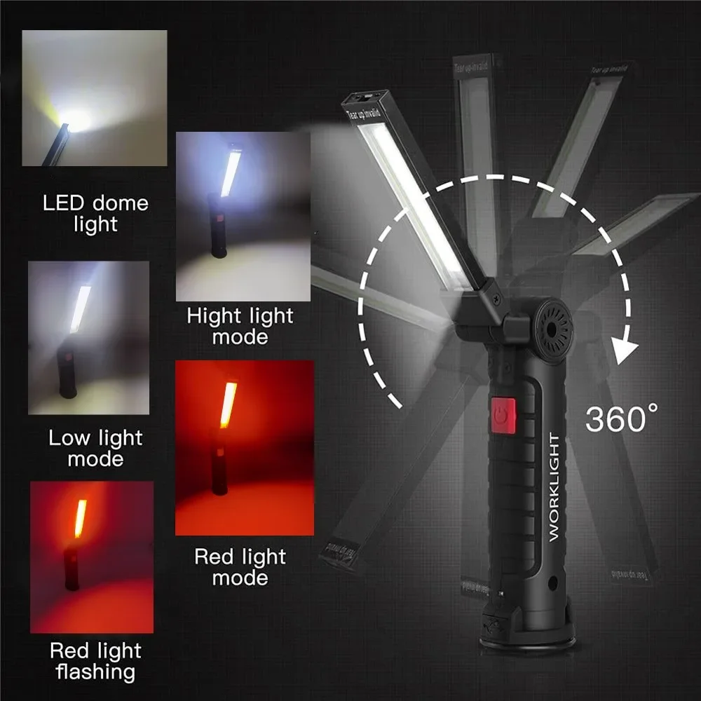 Portable COB LED Flashlight US - Outdoor Adventures のレビューと価格