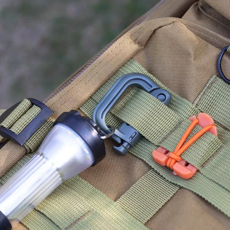 10Pcs Outdoor Plastic D-Ring T - Carabiner Locking D のレビューと価格