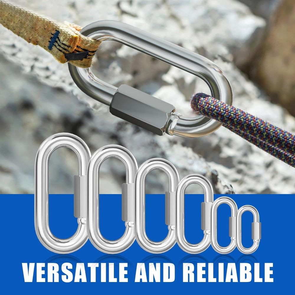 New 304 Stainless Steel Quick  - Carabiner Locking D のレビューと価格