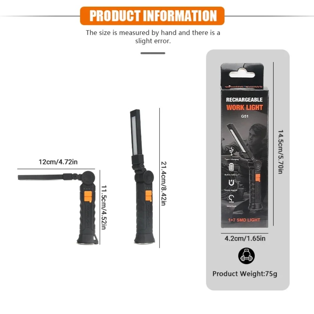 Portable COB LED Flashlight US - Outdoor Adventures のレビューと価格