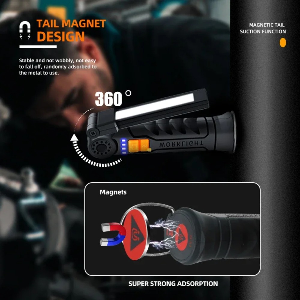 Portable COB LED Flashlight US - Outdoor Adventures のレビューと価格