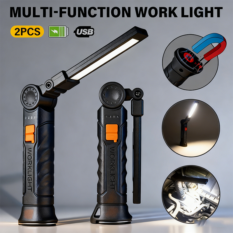 Portable COB LED Flashlight US - Outdoor Adventures のレビューと価格
