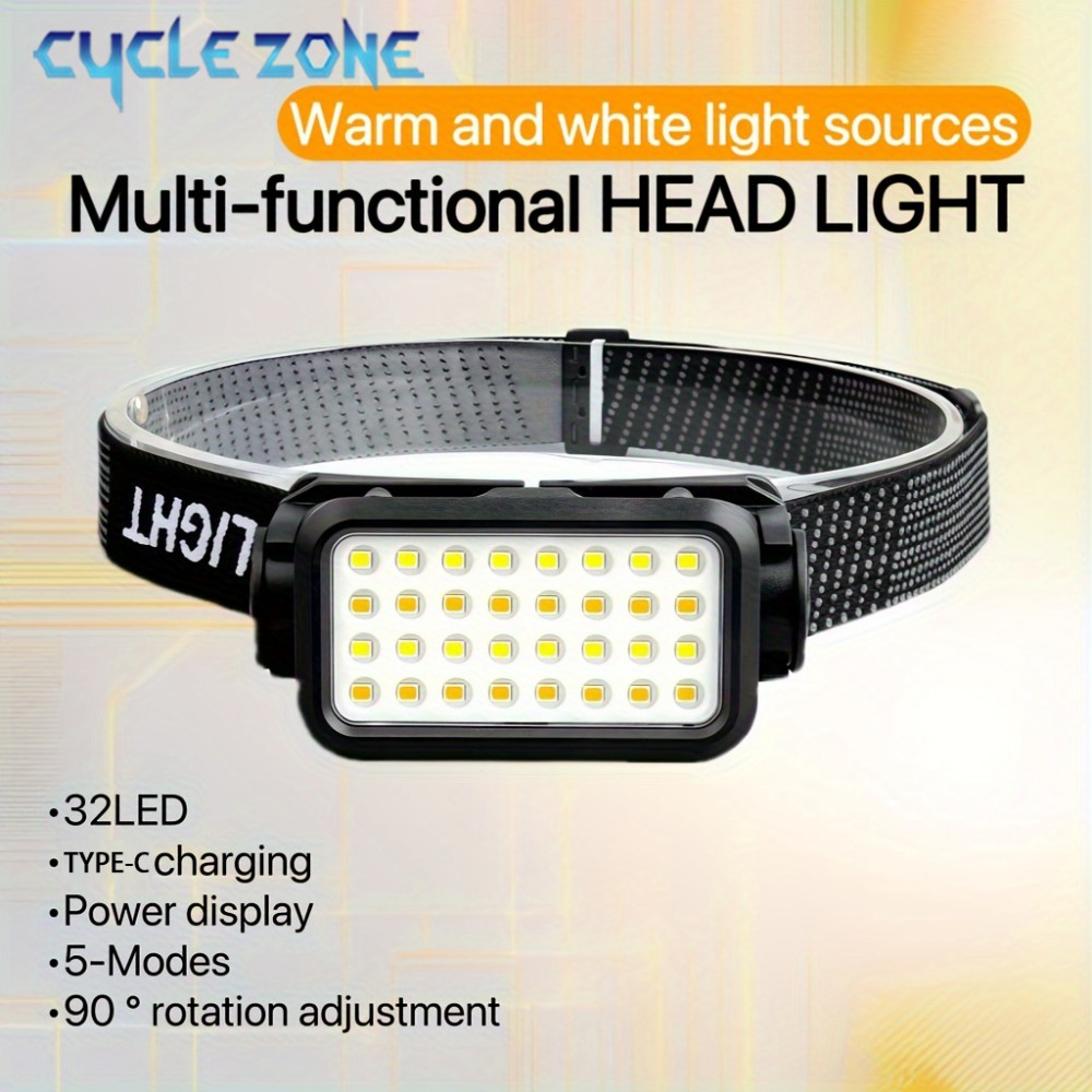 Rechargeable Headlamp with 32  - Outdoor Adventure At のレビューと価格