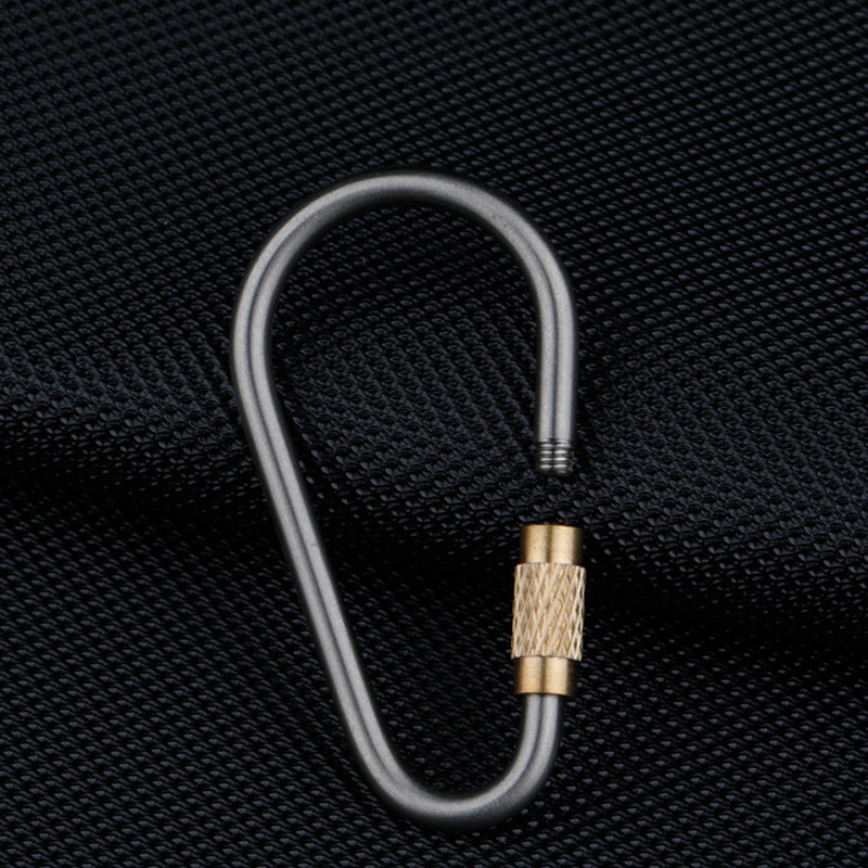 Titanium Alloy Carabiner with  - Carabiner Locking D のレビューと価格