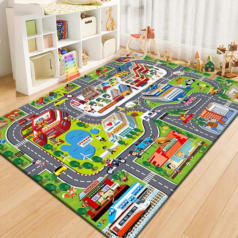 Colorful Kids City Map Play Ma - Outdoor Adventure For Kids のレビューと価格