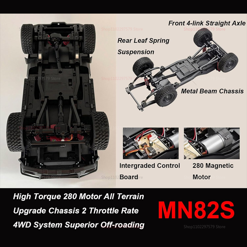 MN82 MN82S RC Crawler Truck 1/ - Outdoor Adventure For Kids のレビューと価格