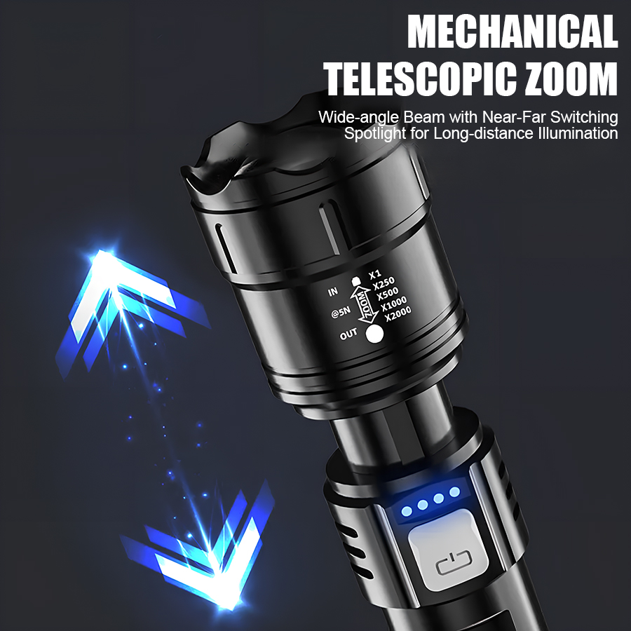 High Power P50 LED Flashlight  - Outdoor Adventures のレビューと価格