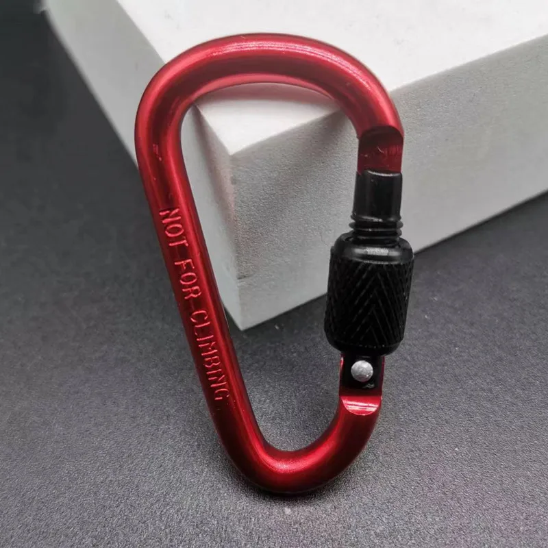 D-Shaped Locking Carabiner Key - Carabiner Locking D のレビューと価格