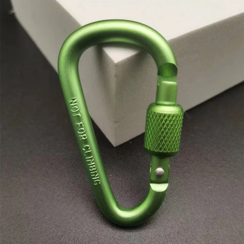 D-Shaped Locking Carabiner Key - Carabiner Locking D のレビューと価格