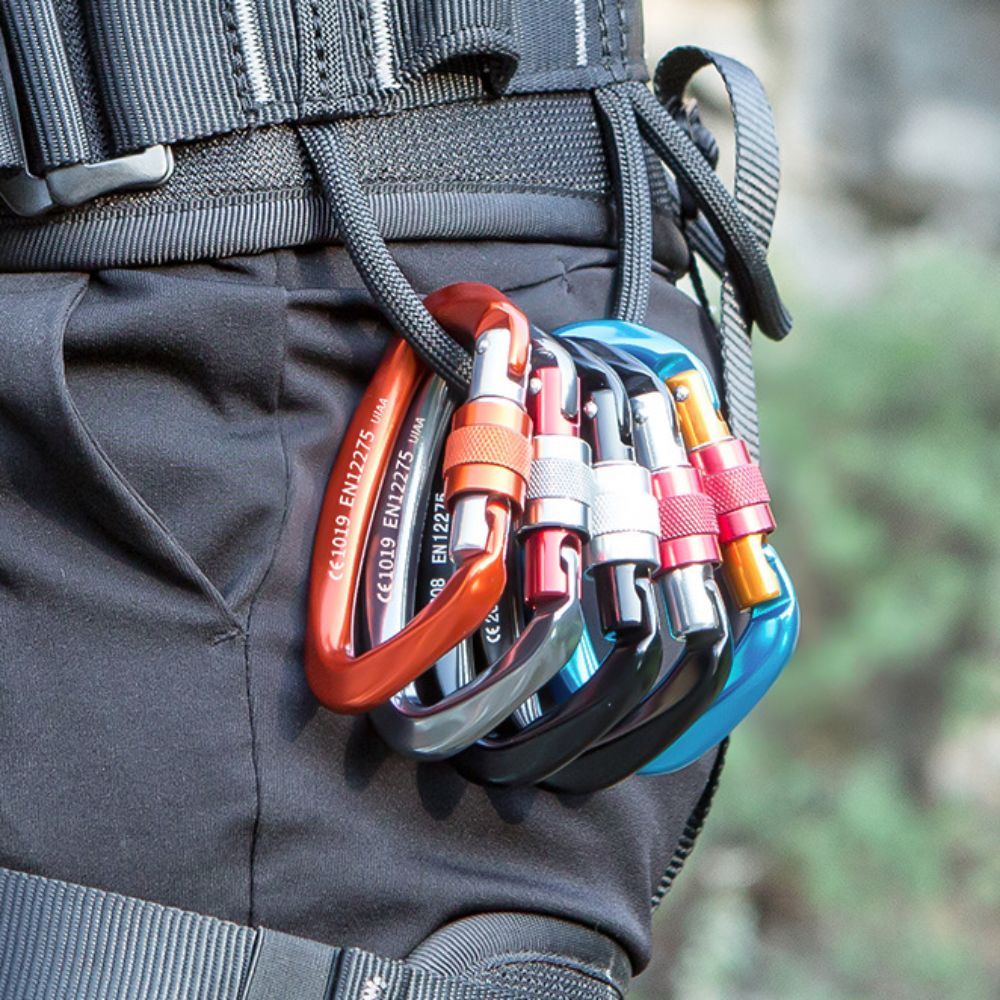 D-shape 25KN Climbing Carabine - Carabiner Locking D のレビューと価格
