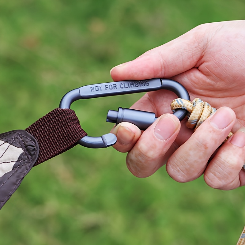 1/4pcs Aluminum Alloy Carabine - Carabiner Locking D のレビューと価格