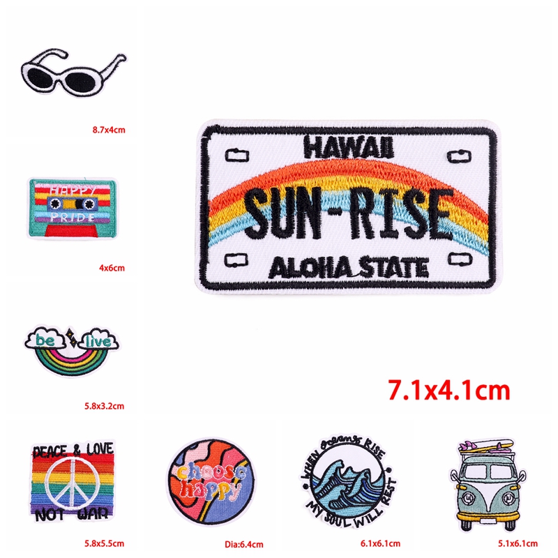 10PCS Iron On Patches Outdoor  - Outdoor Adventure Travel Show のレビューと価格