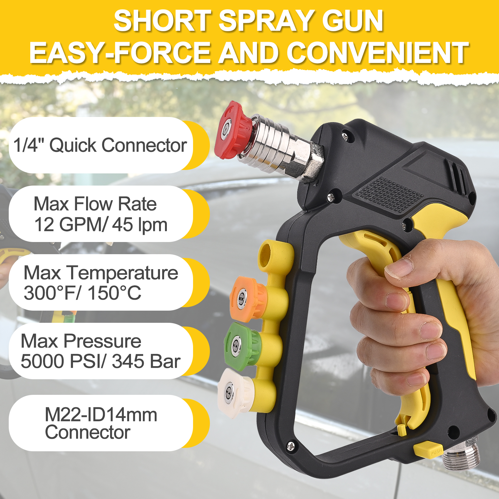 High Pressure Washer Short Spr - Bear Spray Clip のレビューと価格