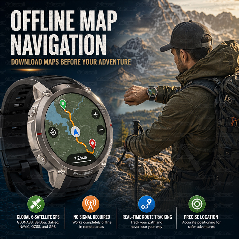 Outdoor Tactical GPS Smart Wat - Outdoor Adventure World のレビューと価格