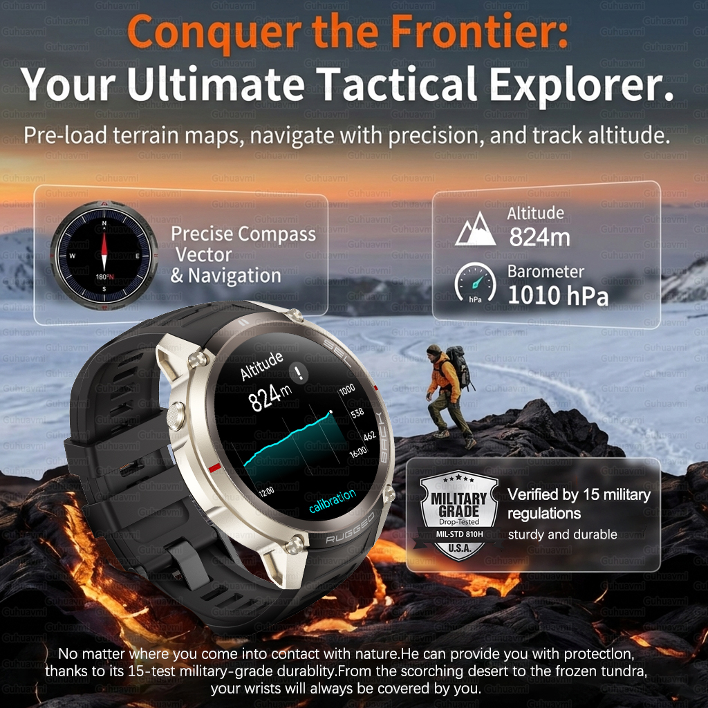 Outdoor Tactical GPS Smart Wat - Outdoor Adventure World のレビューと価格