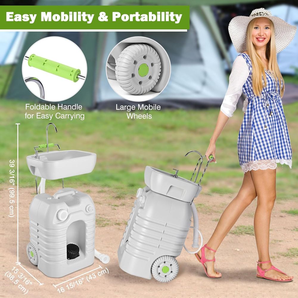 45L Portable Sink Hand Wash St - Outdoor Adventures のレビューと価格
