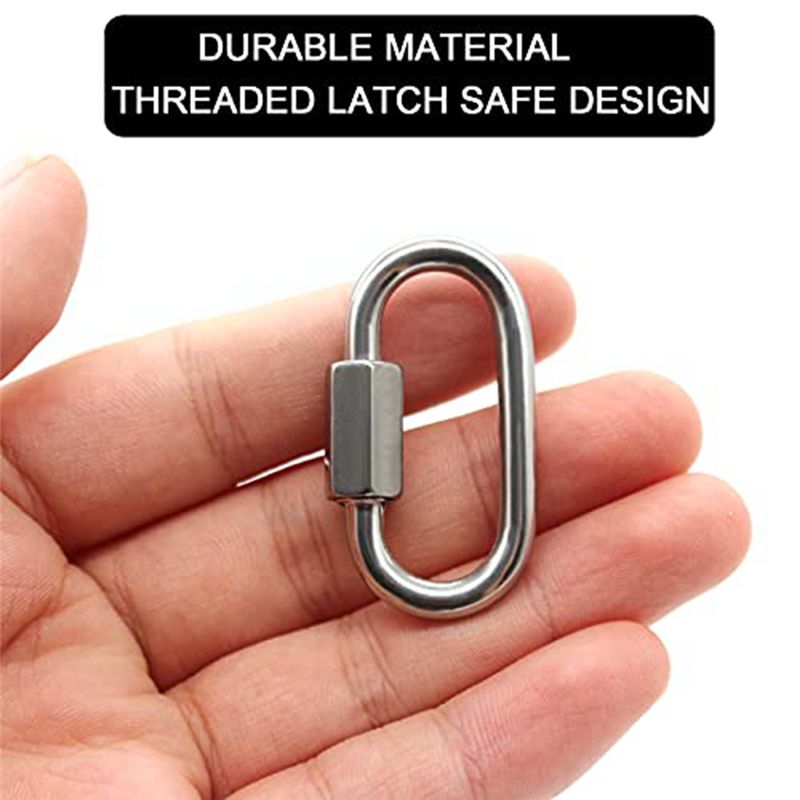 ABJS 12 Pack Quick Link 5/32 I - Carabiner Locking D のレビューと価格