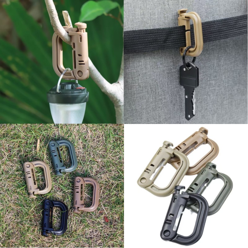 Tactical D-Ring Carabiner – Pl - Carabiner Locking D のレビューと価格