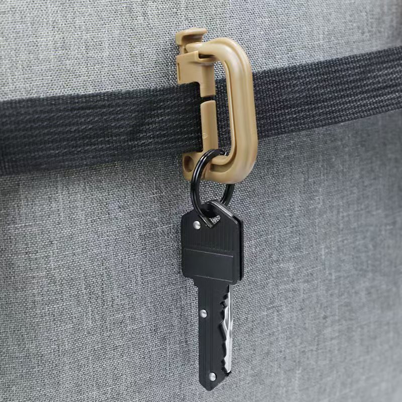 Tactical D-Ring Carabiner – Pl - Carabiner Locking D のレビューと価格