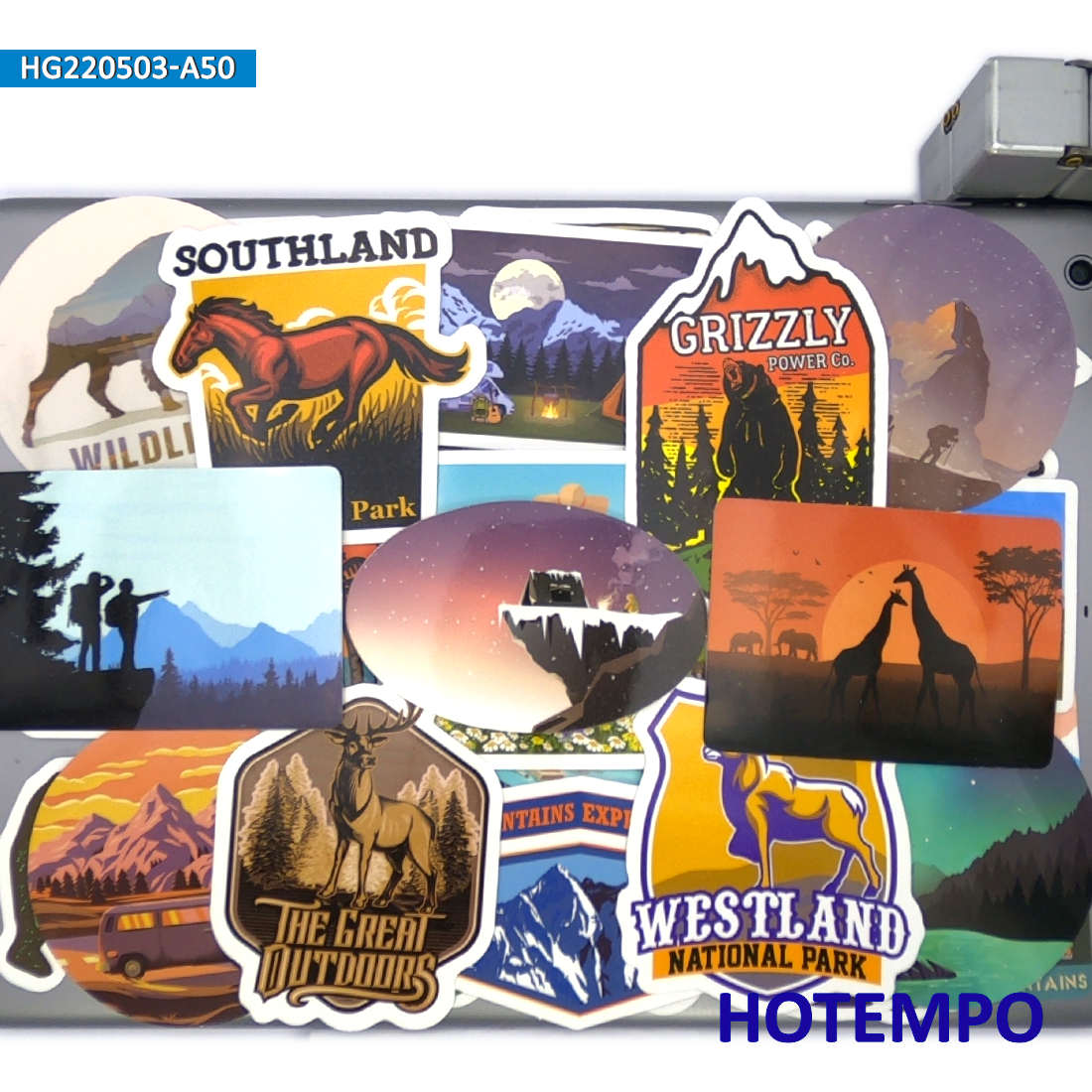 World Travel Stickers Set, Cli - Outdoor Adventure World のレビューと価格